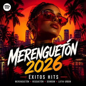 Merenguetón & Reggaetón Viral Hits 2026 LA CANCION Spotify playlist cover art