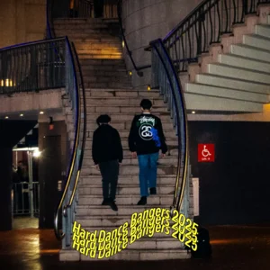 Hard Dance Bangers 2025 Spotify playlist cover art