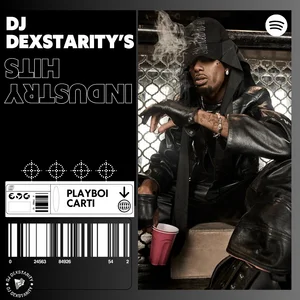DJ Dexstarity Industry Hits 2025 Spotify playlist cover art