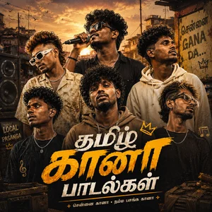 Gana Songs Tamil | Chennai Gaana songs | Pullingo Songs | Rowdy songs Tamil Spotify playlist cover art