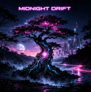 Midnight Drift - Emotional Electronic Spotify playlist cover art