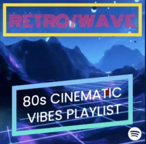 RETRO/WAVE 2025 Spotify playlist cover art
