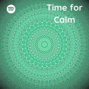 Time for Calm Spotify playlist cover art