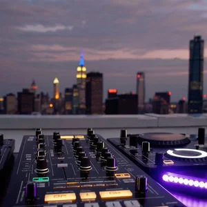 rooftop afrohouse Spotify playlist cover art