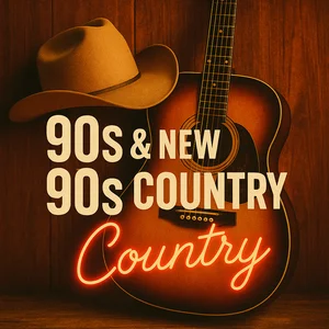 90s and New 90s Country Music Spotify playlist cover art