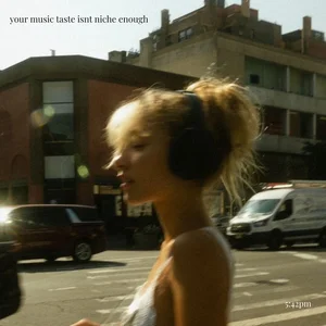 your music taste isn’t niche enough.  playlist cover