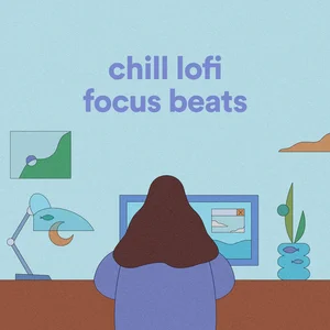 chill lofi focus beats 📚 artwork