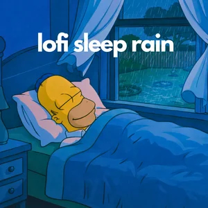 lofi sleep rain😴🌧️ Spotify playlist cover art