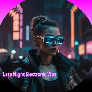 Late Night Electronic Pop Vibe Spotify playlist cover art