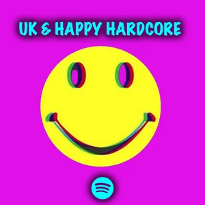 UK & Happy Hardcore 2026 Spotify playlist cover art