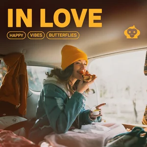 in love songs  / happy vibes & butterflies / 🦋 playlist cover