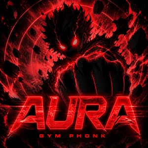 ⚡ AURA: +99999 GYM PHONK Spotify playlist cover art