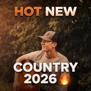 Hot New Country 2026 🔥 Spotify playlist cover art