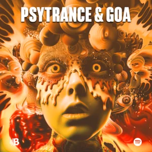 Psytrance & Goa Hits 2026🌀  |  TIMBR Spotify playlist cover art