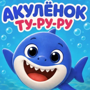 Akulyonok / Акулёнок Ту-Ру-Ру — Baby Shark Russisch Spotify playlist cover art