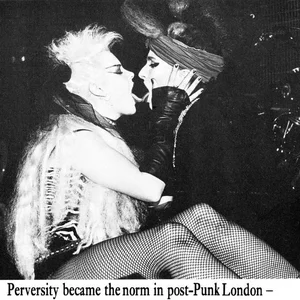 sleazy 80s fetish goth image