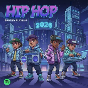 Hip Hop 2026 Spotify playlist cover art