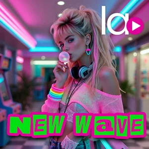 New Wave for Future Nostalgia Spotify playlist cover art