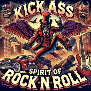 The Kick Ass Spirit of Rock n Roll Spotify playlist cover art