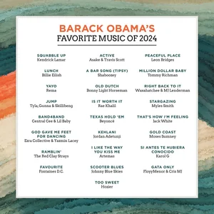 BARACK OBAMA’S FAVORITE SONGS OF 2024 Spotify playlist cover art