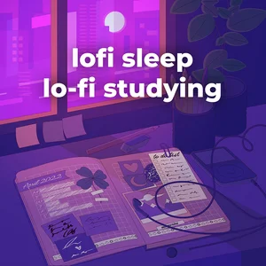 lofi sleep, lo-fi study (lofi beats) Spotify playlist cover art