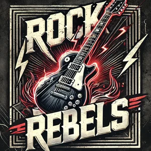 Rock Rebels 🖤 Spotify playlist cover art