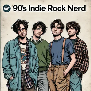 90s Indie Rock Nerd Spotify playlist cover art