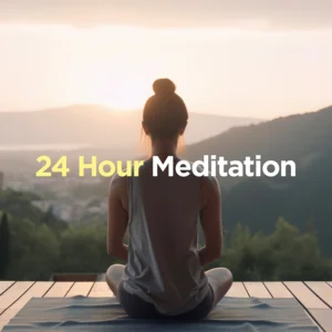 24 Hour Meditation playlist cover