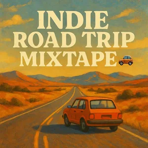 Cover art for indie road trip mixtape 🚙