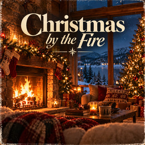 Christmas by the Fire Christmas playlist cover