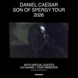 UPDATED* Daniel Caesar Setlist: Son of Spergy World Tour 2026 playlist cover