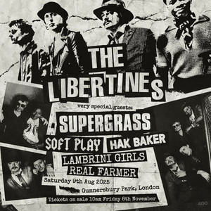 The Libertines 2026 Tour Setlist + supports & new music - playlist