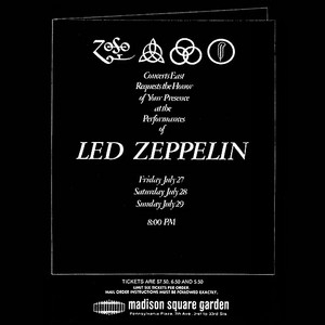 Led Zeppelin - The 16 Songs at MSG, 29 July 1973 - playlist by