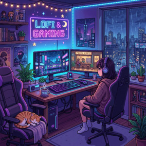 Lofi and Gaming Video Games cover