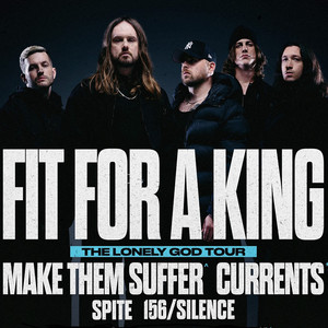 FIT FOR A KING Lonely God US Tour 2025 Setlist Playlist playlist cover
