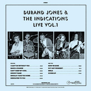 DURAND JONES & THE INDICATIONS - Live Vol. 1 LP [Translucent Blue