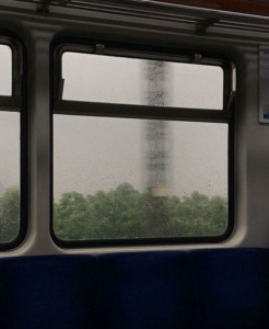 morning train ride playlist cover