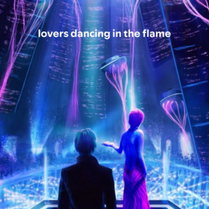 lovers  dancing in the flame