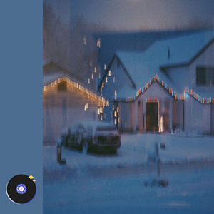 a melancholy indie christmas playlist cover