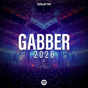 GABBER 2026 👊🏻 playlist cover