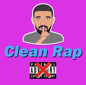 Clean rap/edited Hip Hop music Spotify playlist cover art