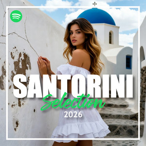 SANTORINI BEACH SELECTION 2026 Spotify playlist cover art