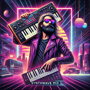 🌇 Synthwave Mix 🎹🌌 Retrowave, Outrun, Dark Synth, Cyberpunk, Chillwave, Vaporwave cover