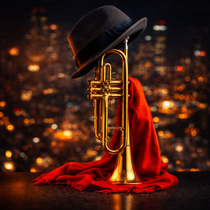 Trumpet Under Amber Skies