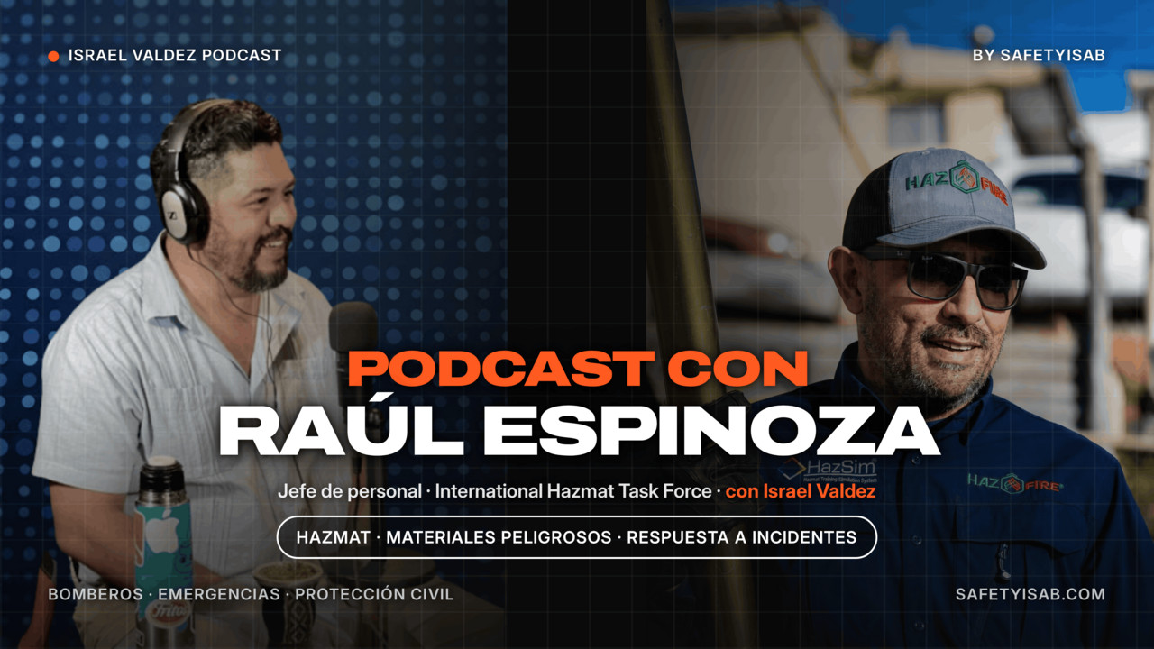 Portada del episodio Sigue la ciencia y sobrevivirás: baterías de litio y Hazmat del Israel Valdez Podcast