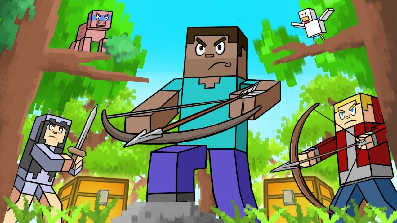 Minecraft, But Its Hunger Games (Cartoon Animation) - STA Studios ...
