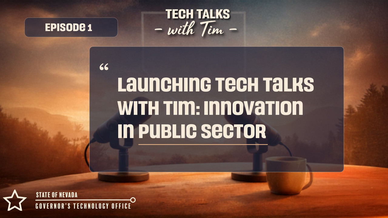 Launching Tech Talks With Tim: Innovation in Public Sector - Tech Talks ...