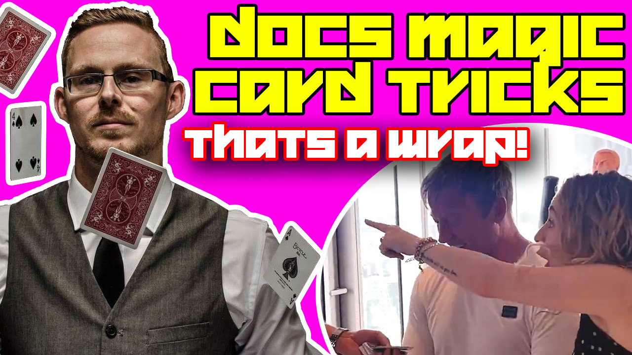 CARD MAGIC TRICKS Magician Challenge by Docs Magic - THATS a WRAP ...