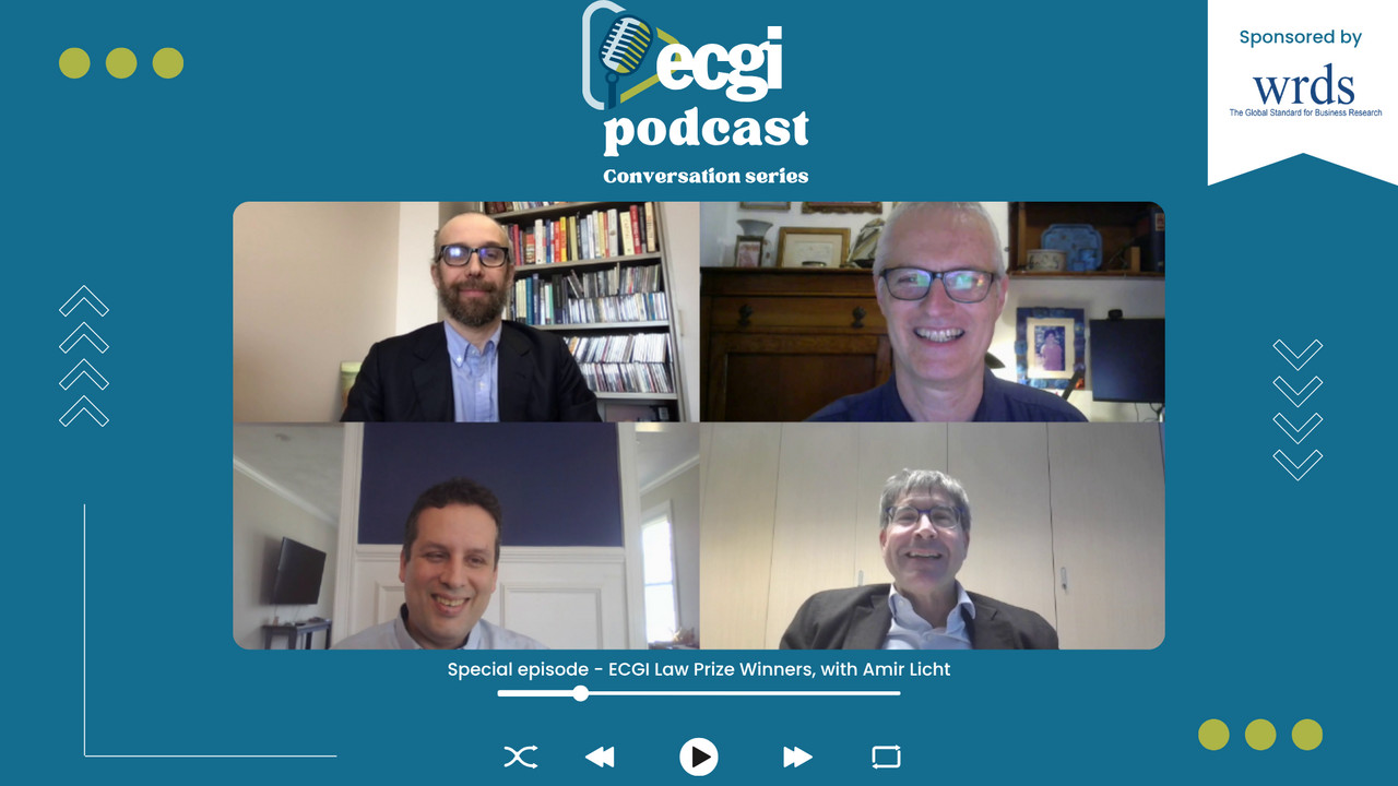 2026 ECGI Law Working Paper Prizes Winners in Conversation with Amir ...