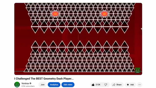 I Challenged The BEST Players in Geometry Dash... - Vortrox Plays ...